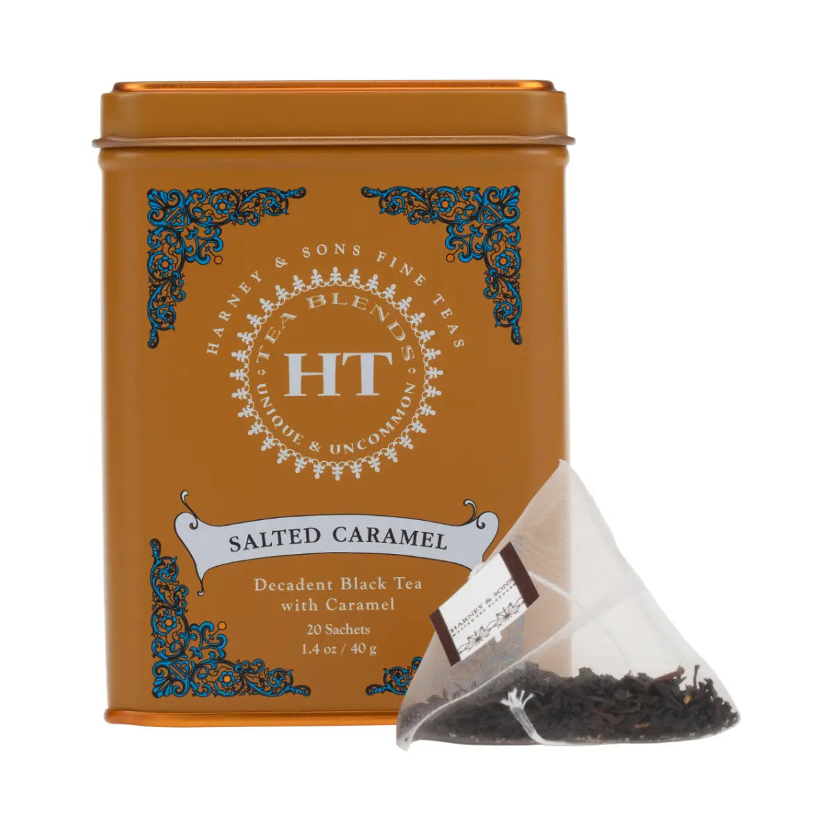 Salted Caramel Tea - HT Tin of 20 Sachets - Sachets / Tin of 20 Sachets - Harney & Sons Fine Teas