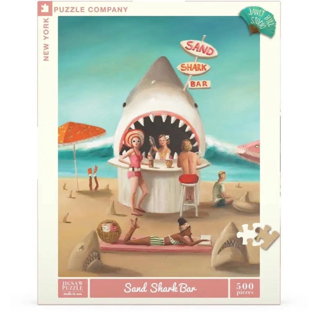 Jigsaw Puzzle - Sand Shark Bar - 500 Piece - New York Puzzle Company