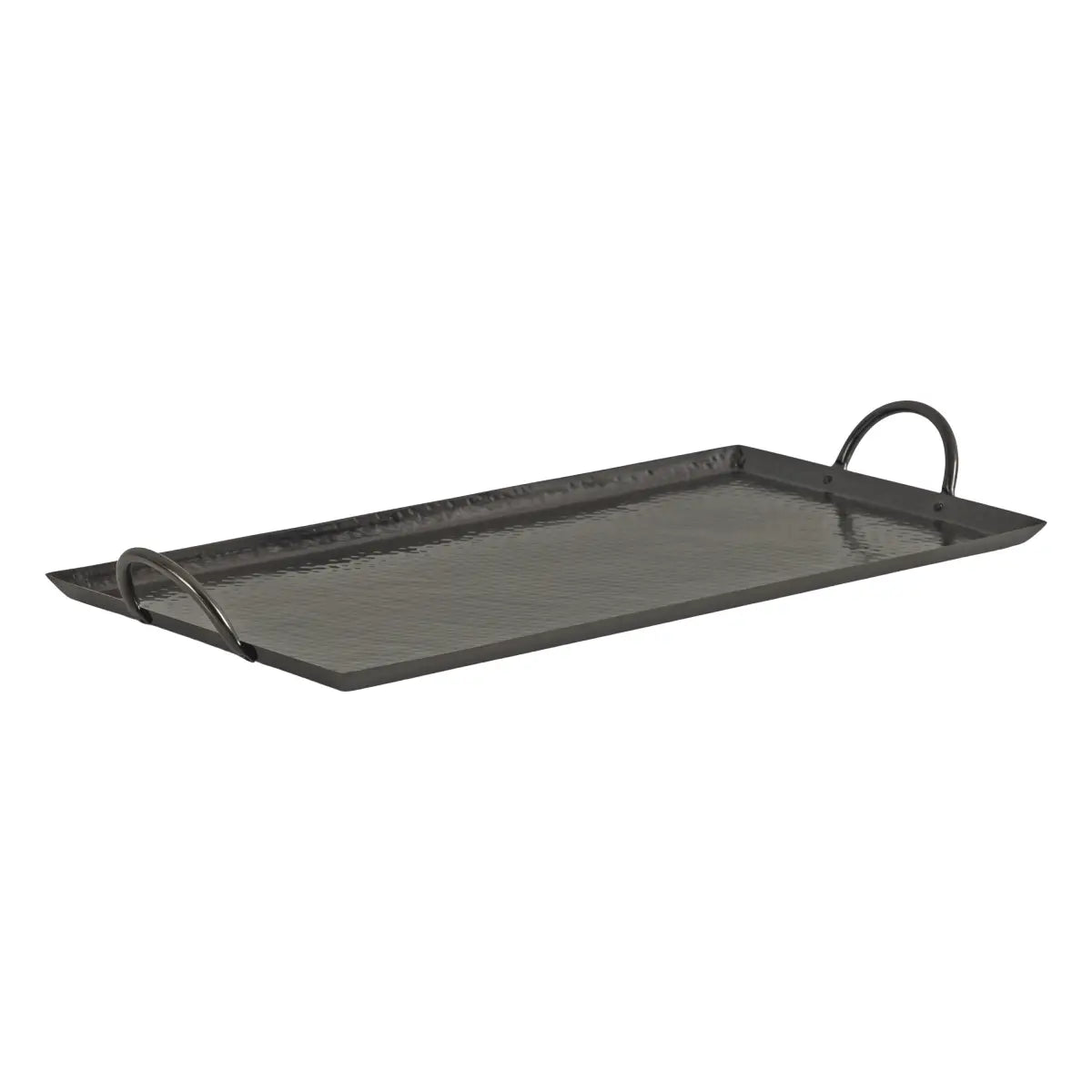 Sanzo Hammered Rectangle Metal Tray - kateandlaurel