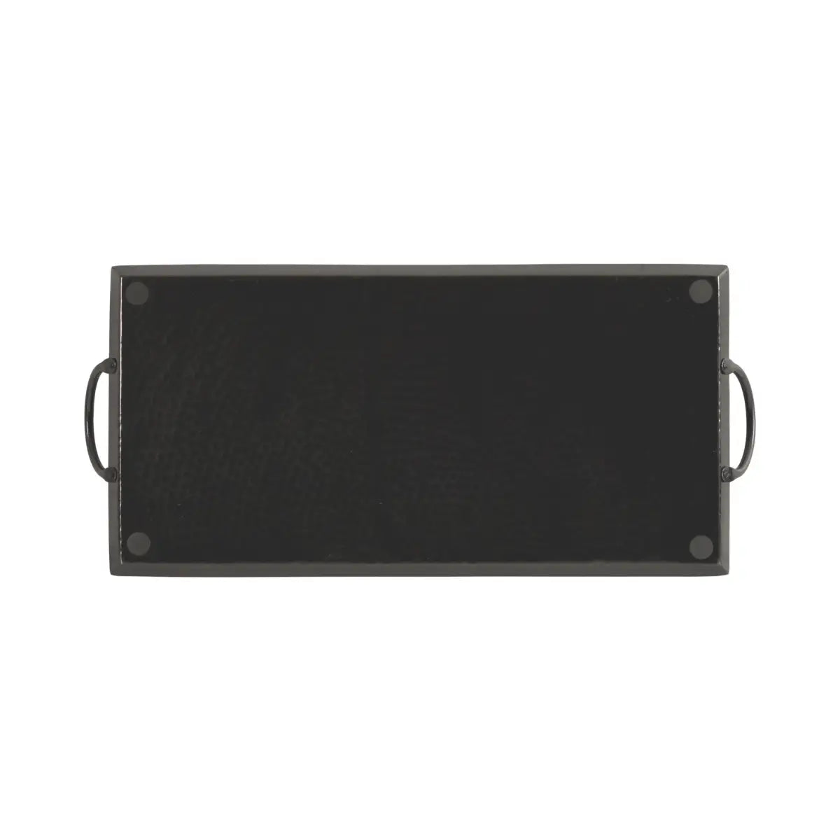 Sanzo Hammered Rectangle Metal Tray - kateandlaurel