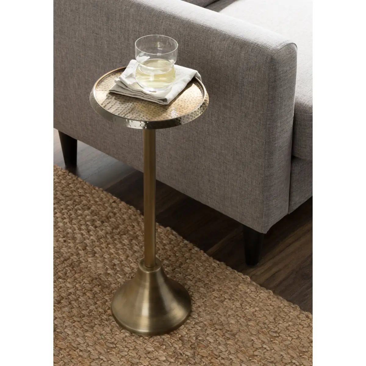 Sanzo Metal Cocktail Table or Plant Stand - kateandlaurel