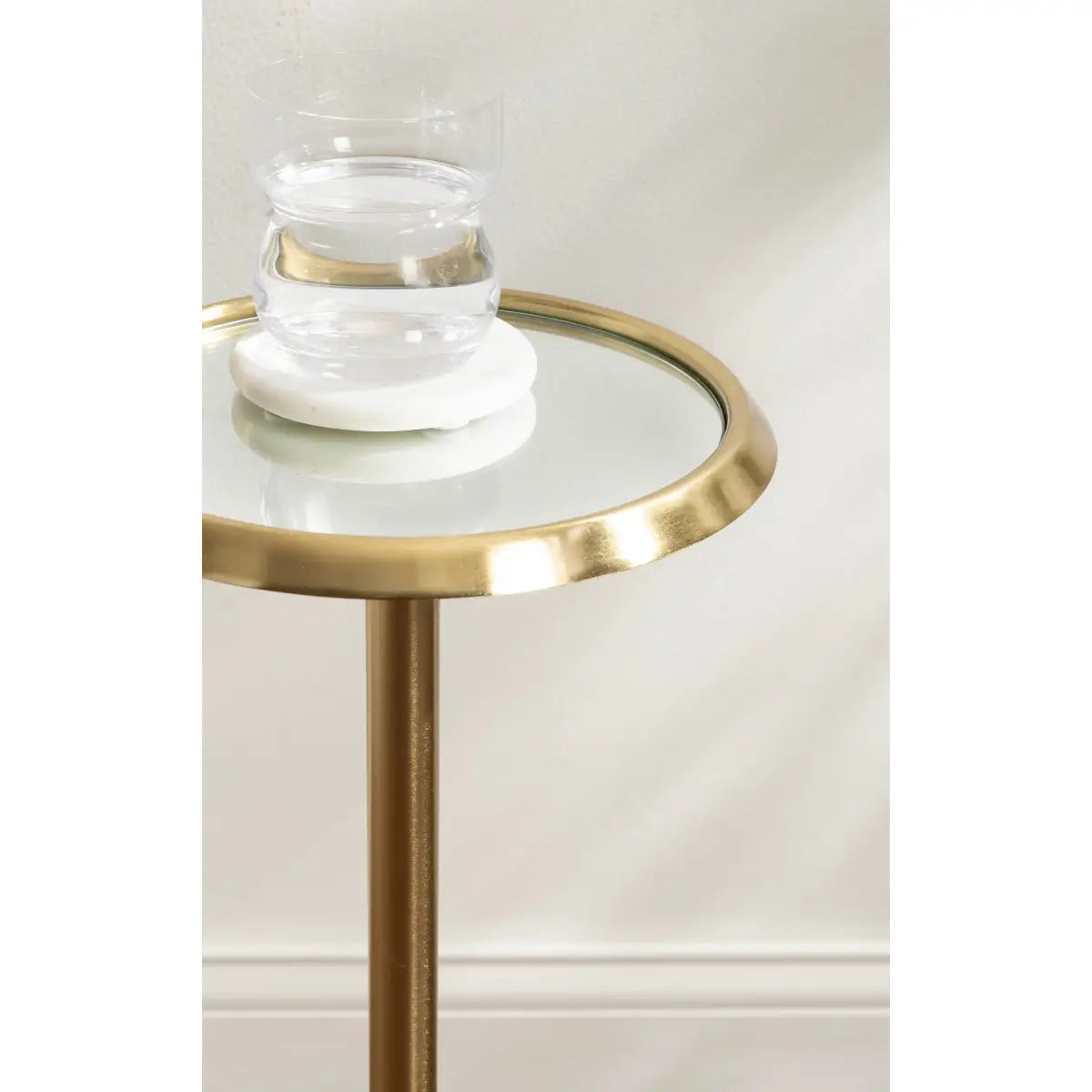 Sanzo Metal Cocktail Table or Plant Stand - kateandlaurel