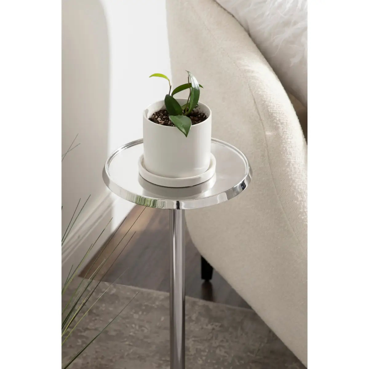 Sanzo Metal Cocktail Table or Plant Stand - kateandlaurel