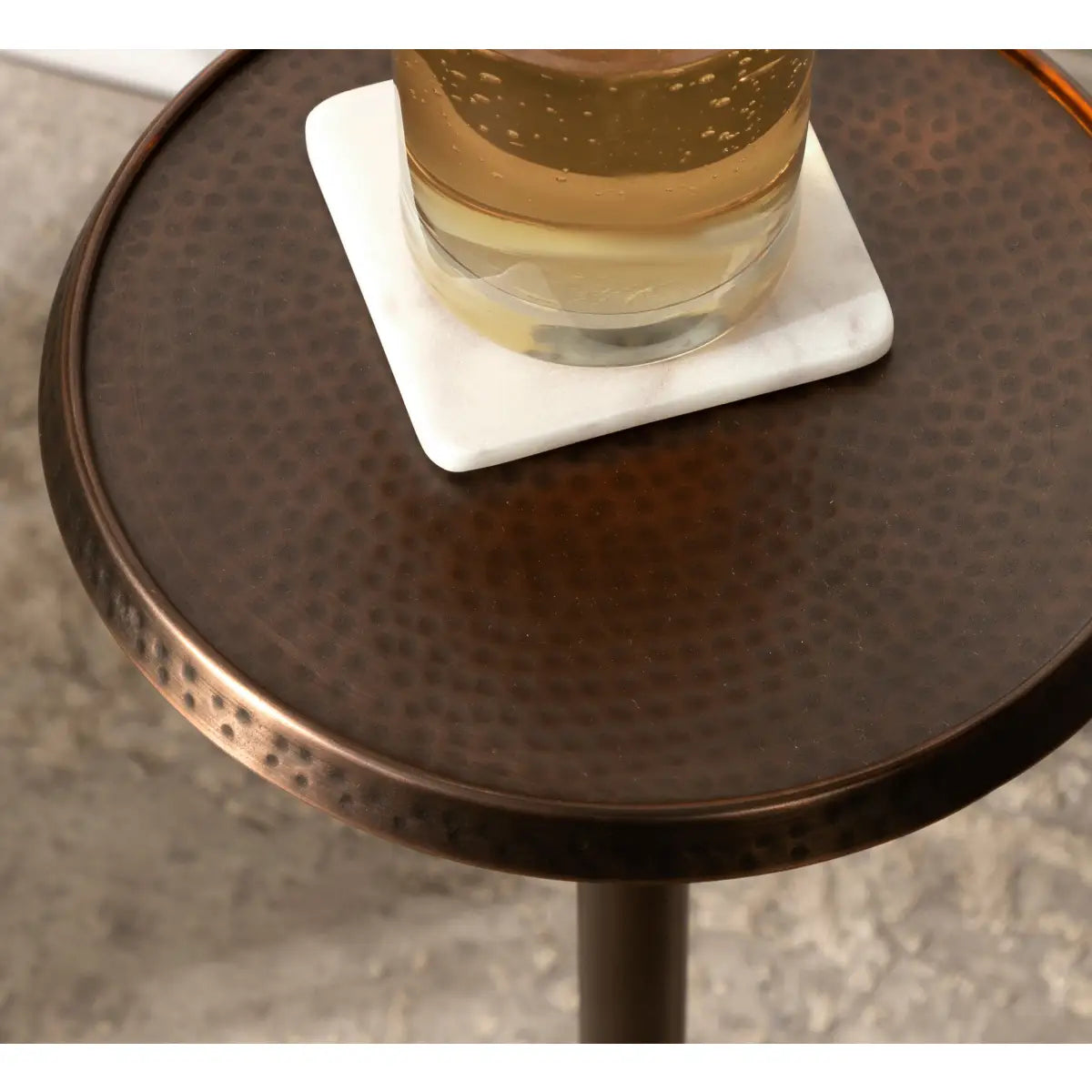 Sanzo Metal Cocktail Table or Plant Stand - kateandlaurel