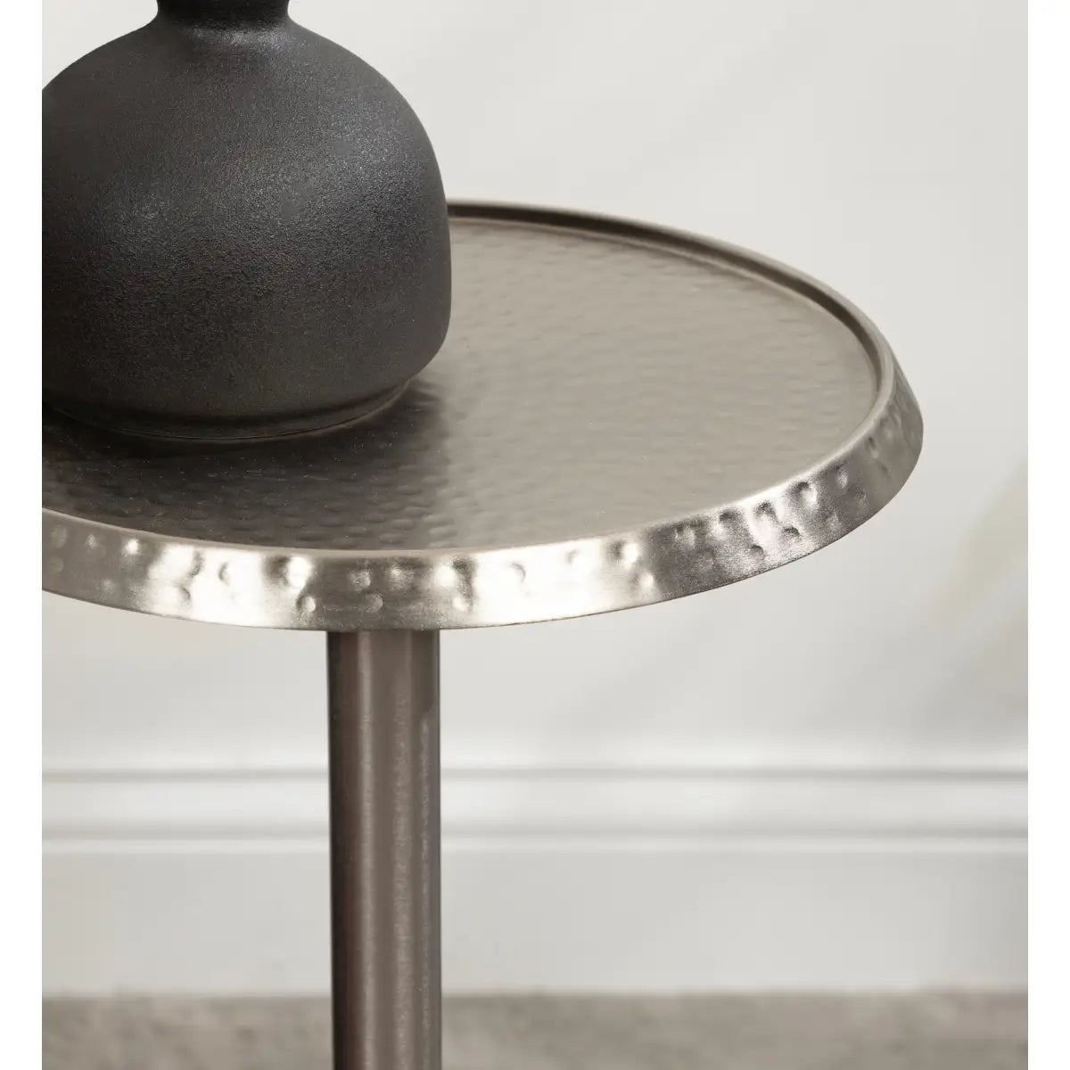 Sanzo Metal Cocktail Table or Plant Stand - kateandlaurel