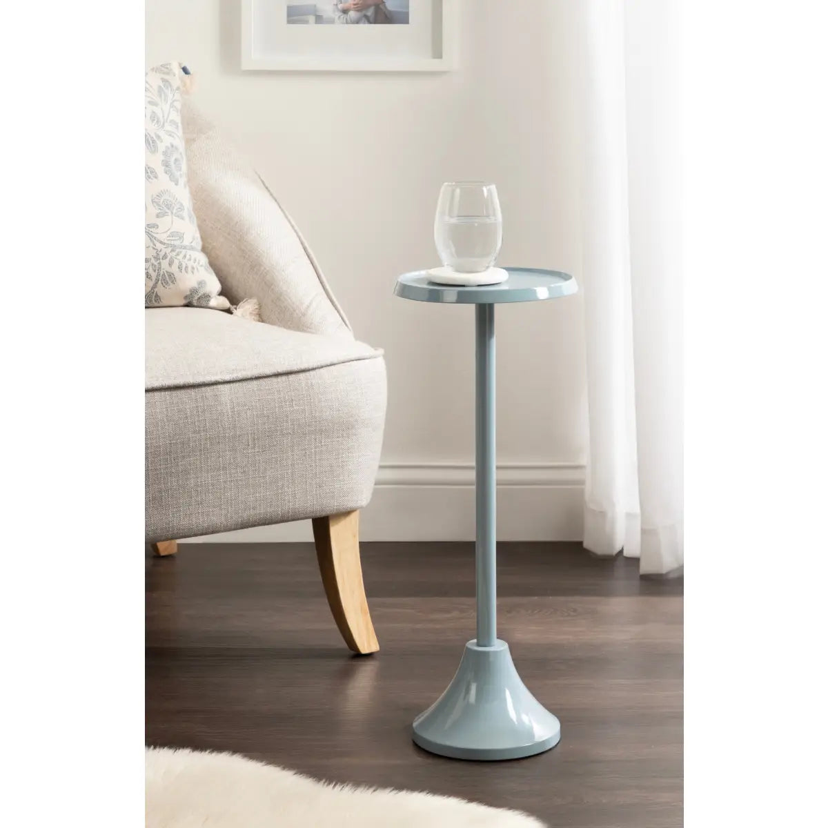 Sanzo Metal Cocktail Table or Plant Stand - kateandlaurel