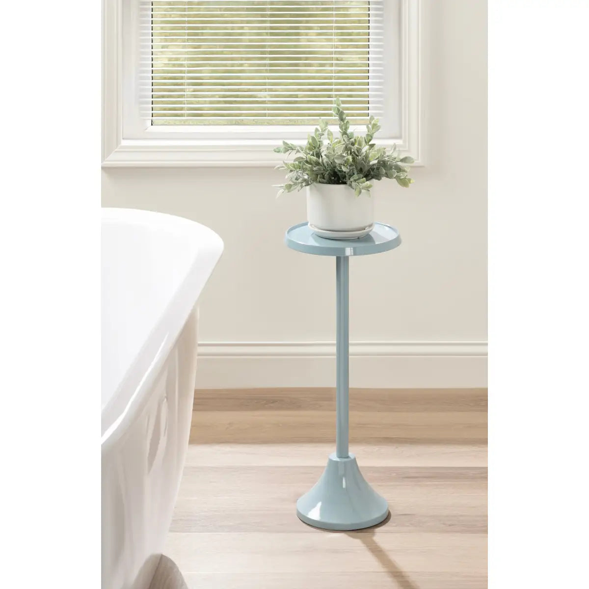 Sanzo Metal Cocktail Table or Plant Stand - kateandlaurel