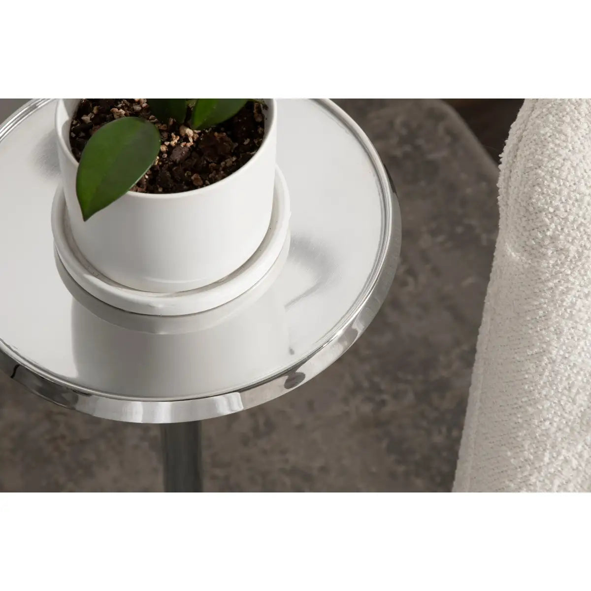 Sanzo Metal Cocktail Table or Plant Stand - kateandlaurel