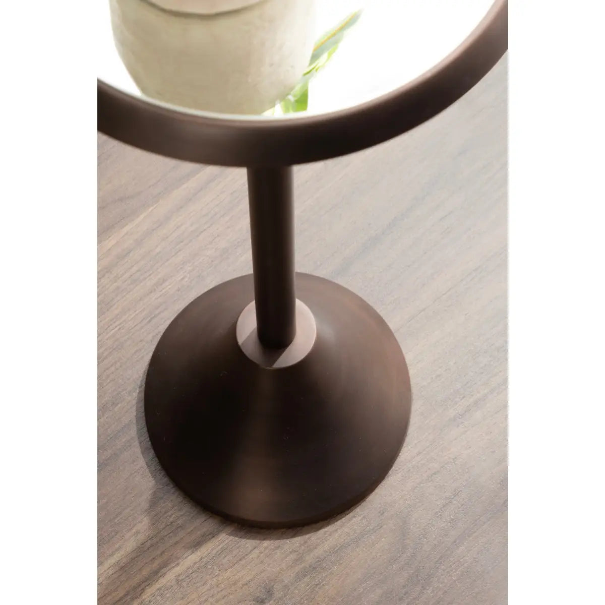 Sanzo Metal Cocktail Table or Plant Stand - kateandlaurel