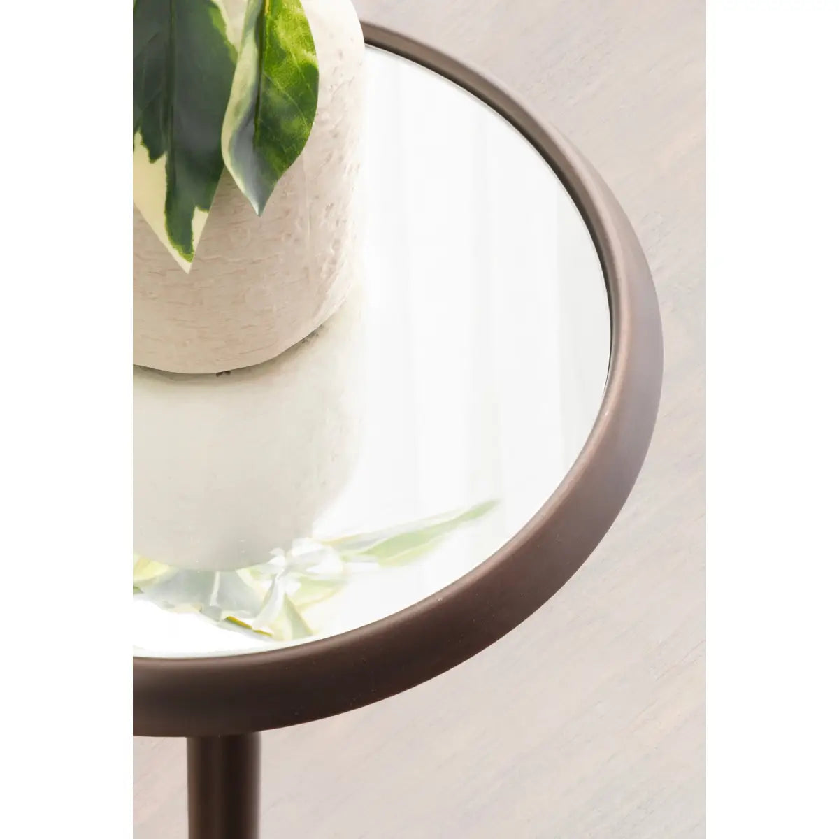 Sanzo Metal Cocktail Table or Plant Stand - kateandlaurel