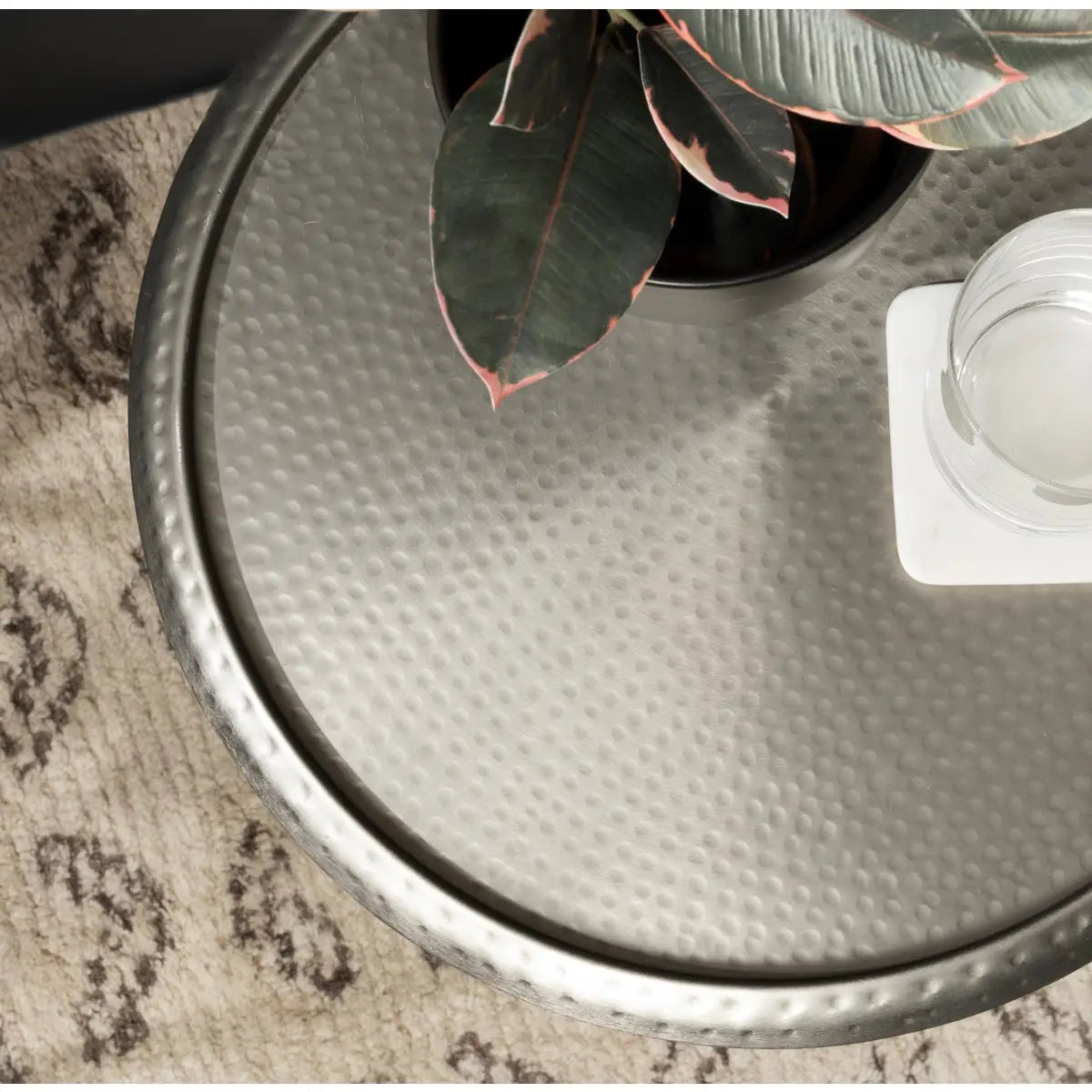 Sanzo Metal Side Table or Plant Stand - kateandlaurel