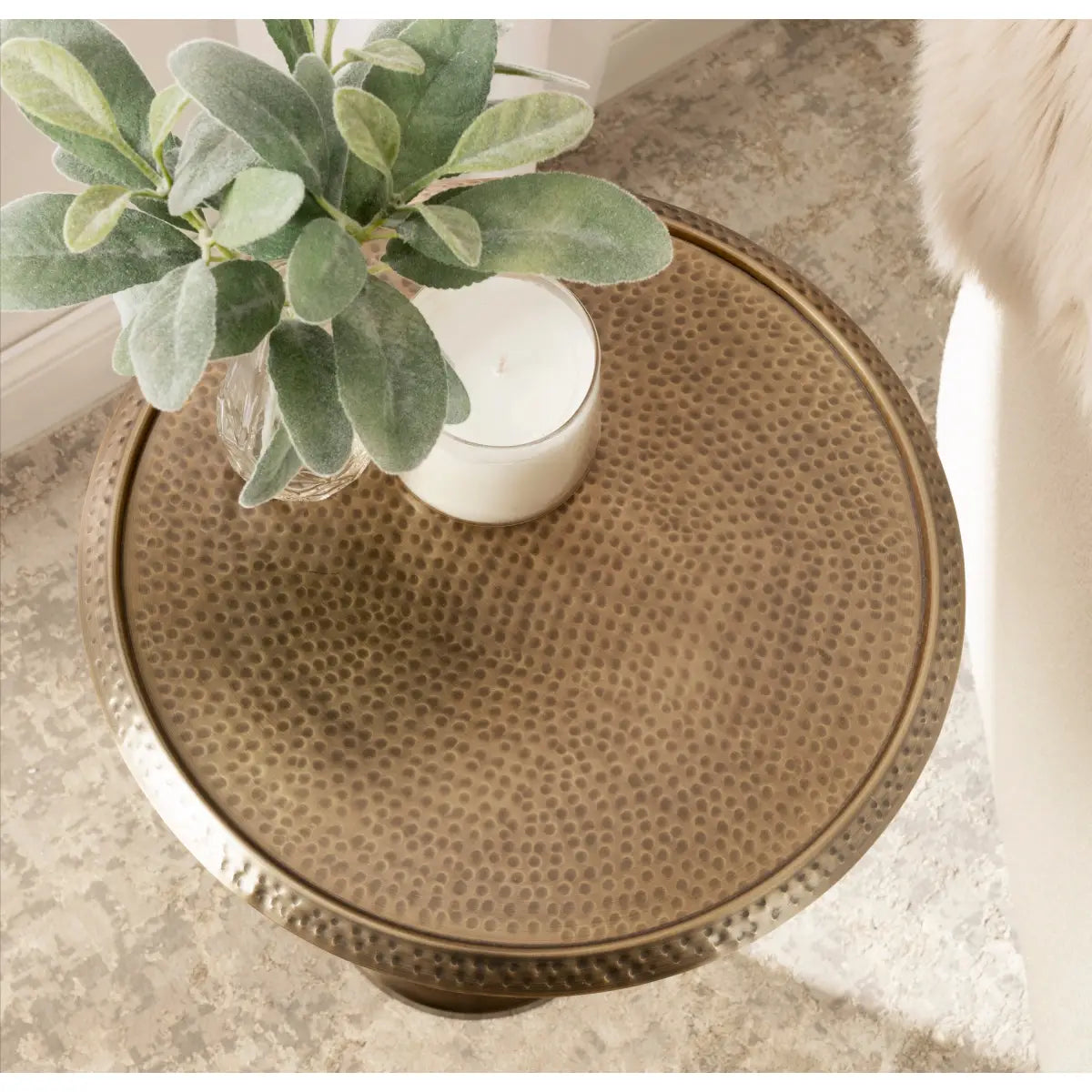 Sanzo Metal Side Table or Plant Stand - kateandlaurel