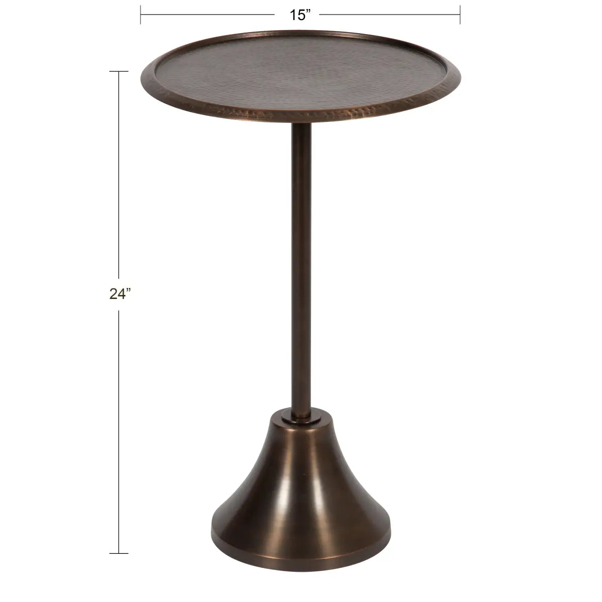 Sanzo Metal Side Table or Plant Stand - kateandlaurel