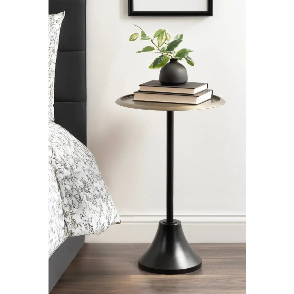 Sanzo Metal Side Table or Plant Stand - kateandlaurel