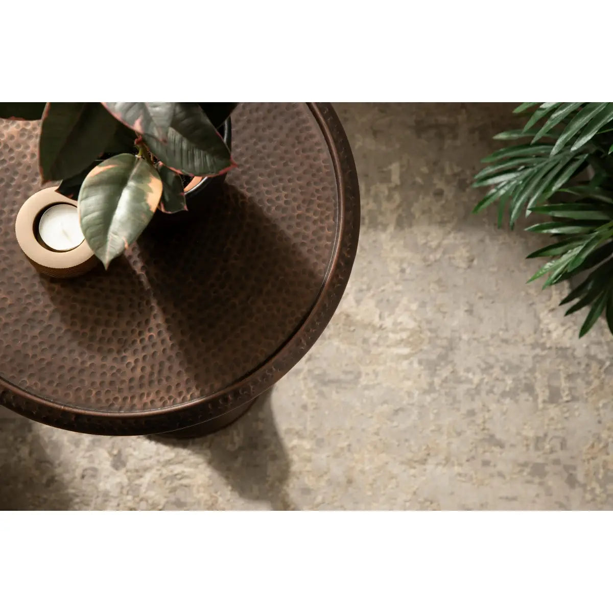 Sanzo Metal Side Table or Plant Stand - kateandlaurel