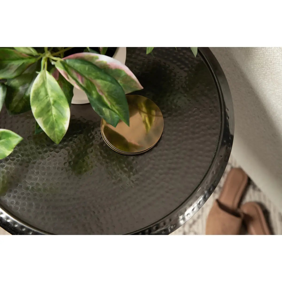 Sanzo Metal Side Table or Plant Stand - kateandlaurel