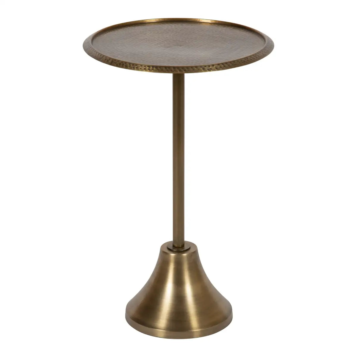 Sanzo Metal Side Table or Plant Stand - Gold - kateandlaurel