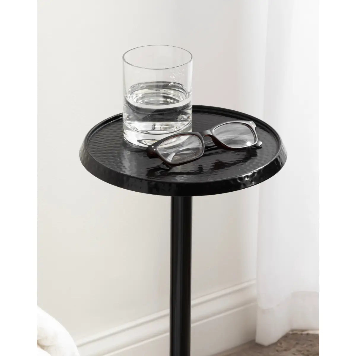 Sanzo Outdoor Metal Drink Table - kateandlaurel