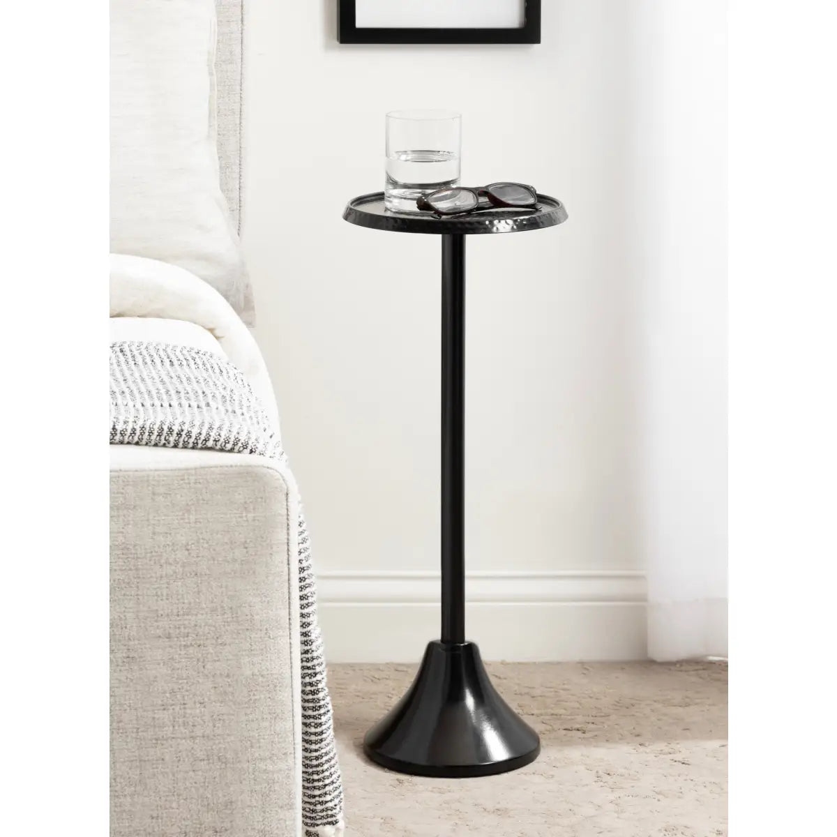 Sanzo Outdoor Metal Drink Table - kateandlaurel