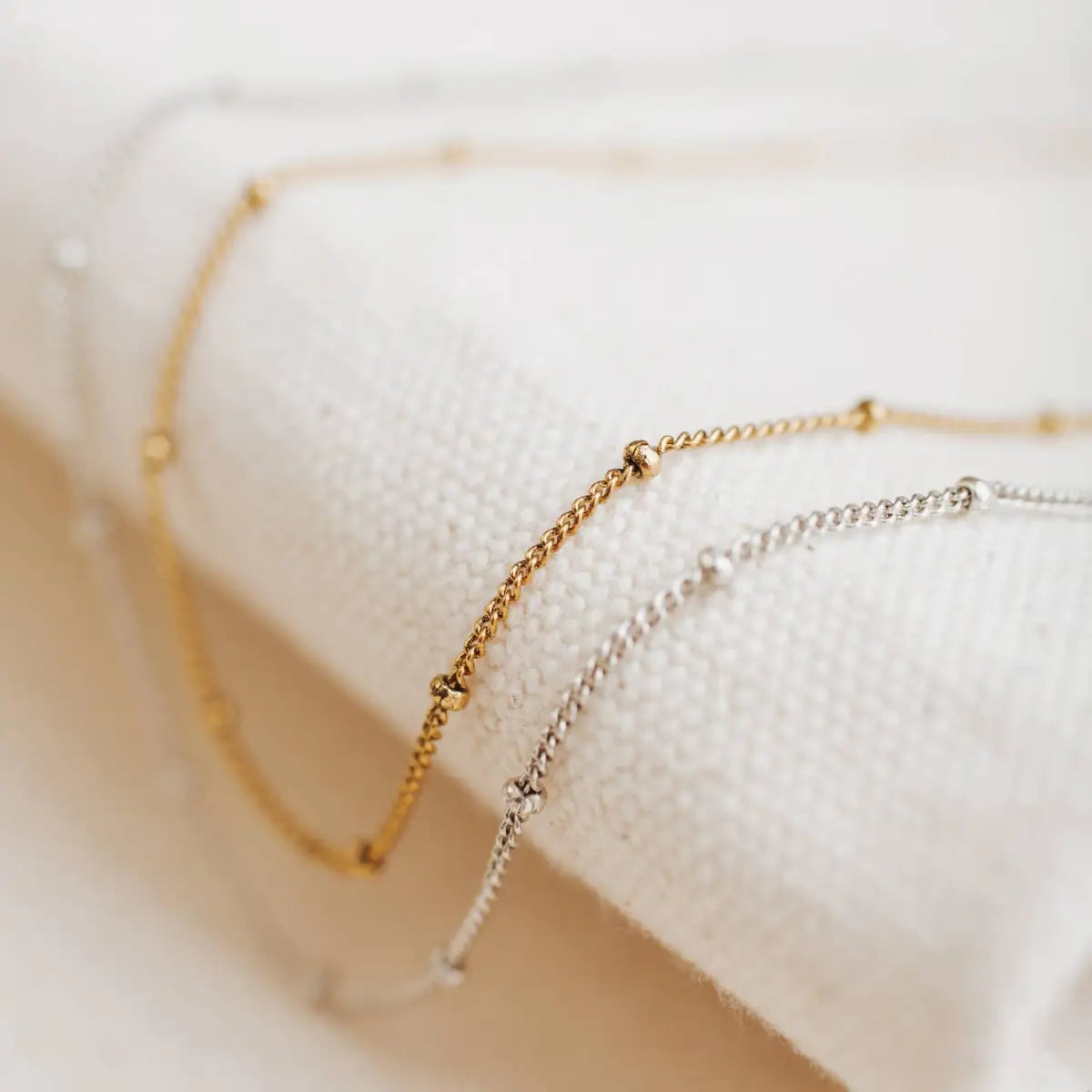 Satellite Necklace - Gold or Silver Plated - Bel Kai