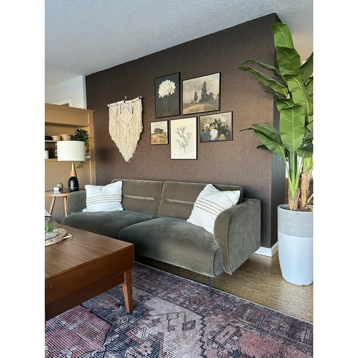 Savile Row Wallpaper - Mini Herringbone - by Safari Natalia x Taddy Mikelaites - Loomwell Home Goods