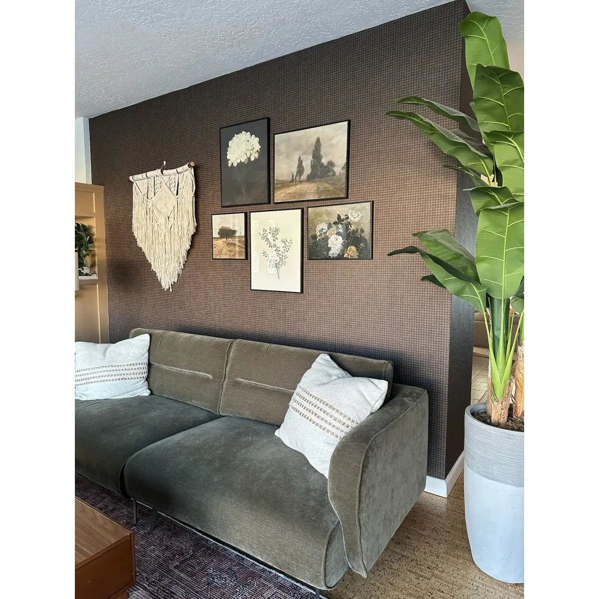 Savile Row Wallpaper - Mini Herringbone - by Safari Natalia x Taddy Mikelaites - Loomwell Home Goods