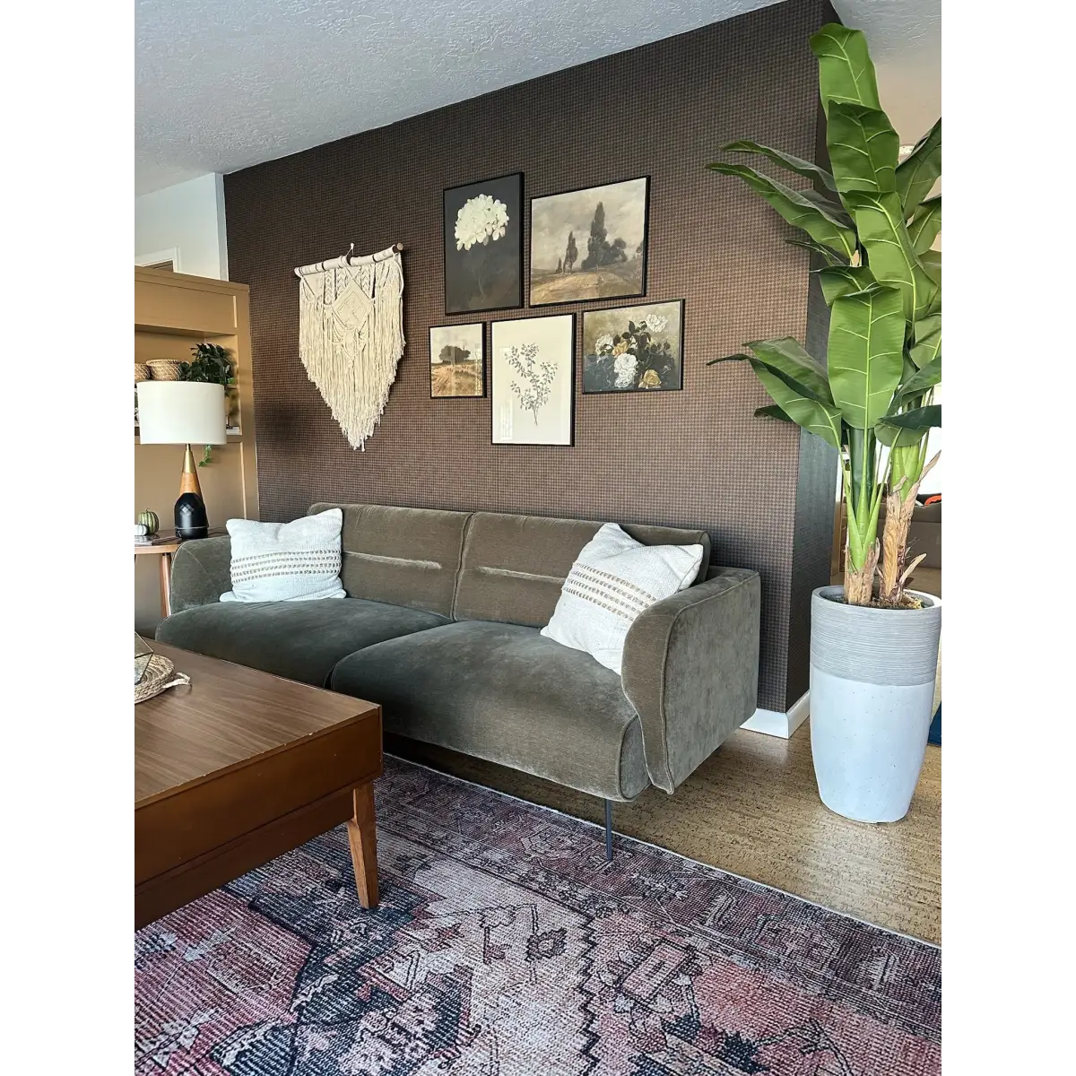 Savile Row Wallpaper - Mini Herringbone - by Safari Natalia x Taddy Mikelaites - Loomwell Home Goods