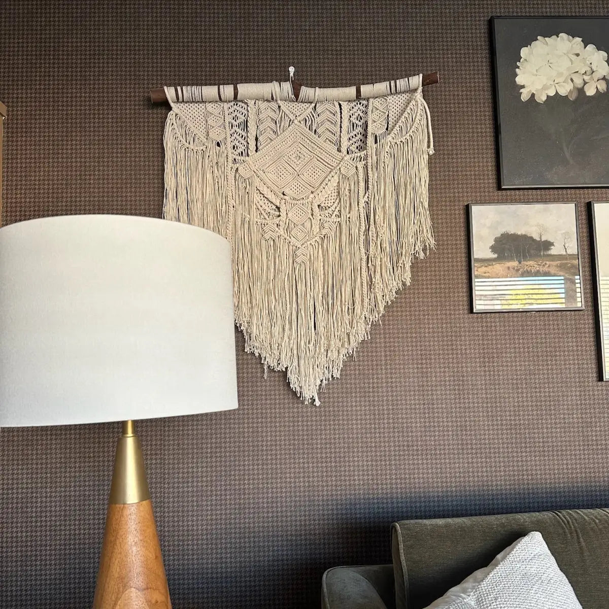Savile Row Wallpaper - Mini Herringbone - by Safari Natalia x Taddy Mikelaites - Loomwell Home Goods