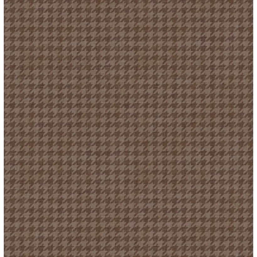 Savile Row Wallpaper - Mini Herringbone - by Safari Natalia x Taddy Mikelaites - Sample 1 foot by 1 foot / Cocoa