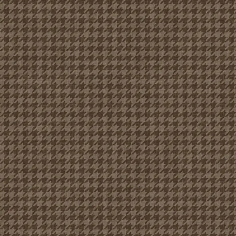 Savile Row Wallpaper - Mini Herringbone - by Safari Natalia x Taddy Mikelaites - Sample 1 foot by 1 foot / Espresso