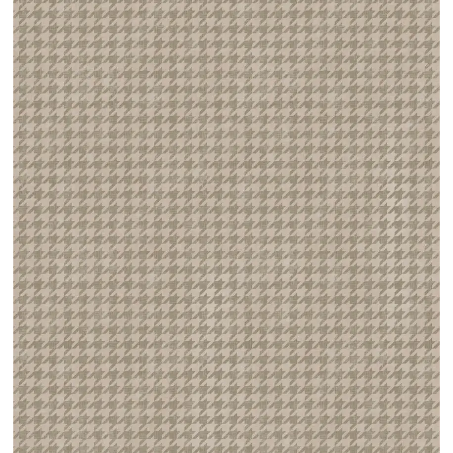Savile Row Wallpaper - Mini Herringbone - by Safari Natalia x Taddy Mikelaites - Sample 1 foot by 1 foot / Mushroom