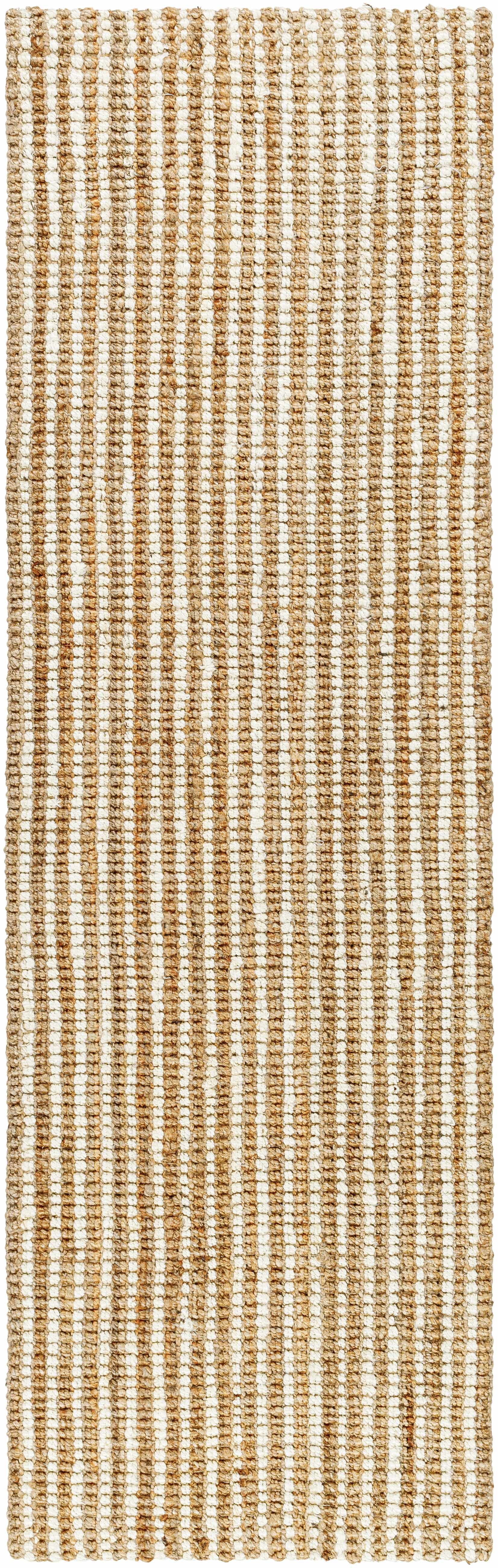 Ambel White Jute Rug - 2’6’’ x 8’ Runner - Boutique Rugs