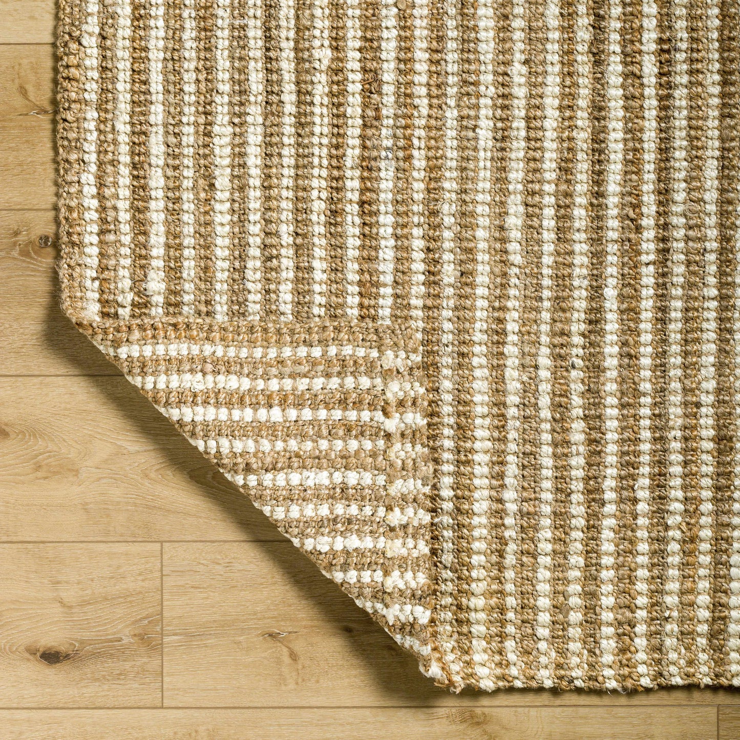 Ambel White Jute Rug