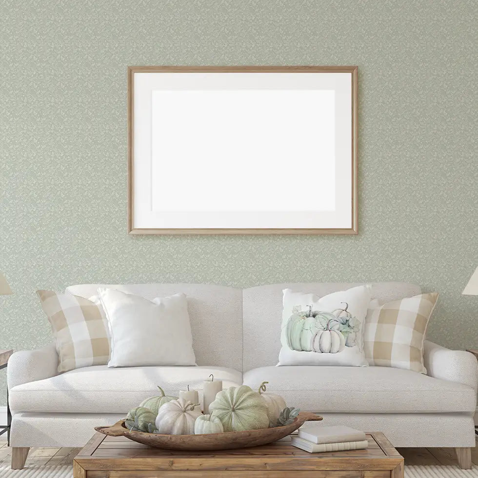 Scarlett Wallpaper - Delicate Wildflowers - by Elfi Yang - Loomwell Home Goods
