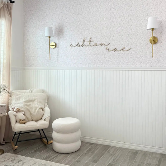 Scarlett Wallpaper - Delicate Wildflowers - by Elfi Yang - Loomwell Home Goods