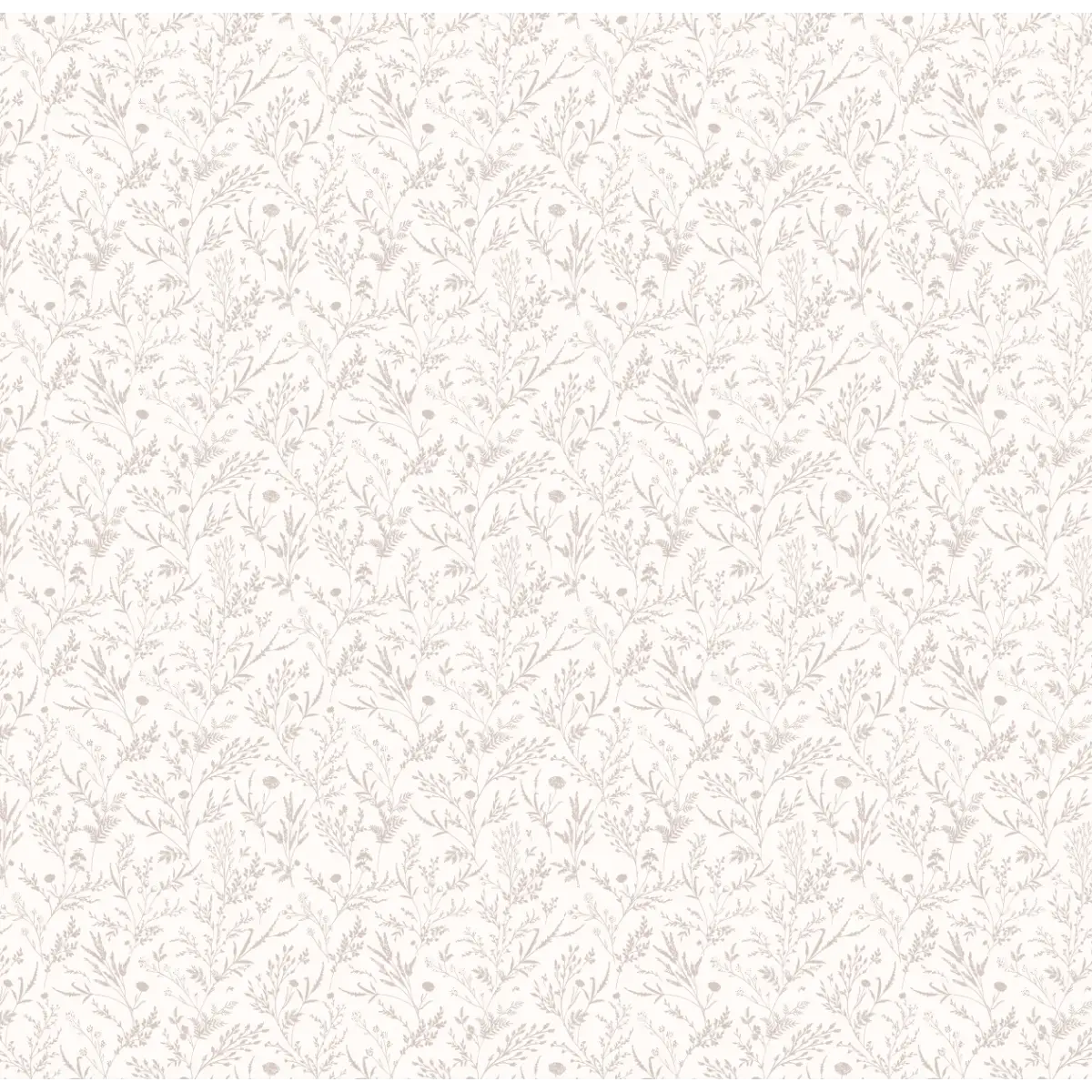 Scarlett Wallpaper - Delicate Wildflowers - by Elfi Yang - Sample 1 foot by 1 foot / Light - Loomwell Home Goods