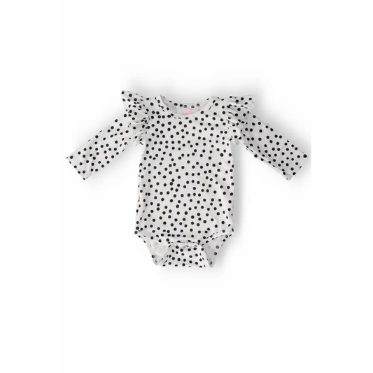 Scattered Dot L/S Flutter Bodysuit - Mila & Rose ®