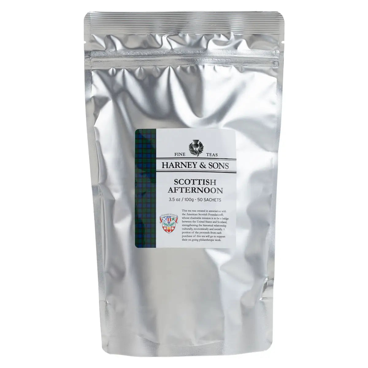 Scottish Afternoon Tea - Sachets / Bag of 50 Sachets - Harney & Sons Fine Teas