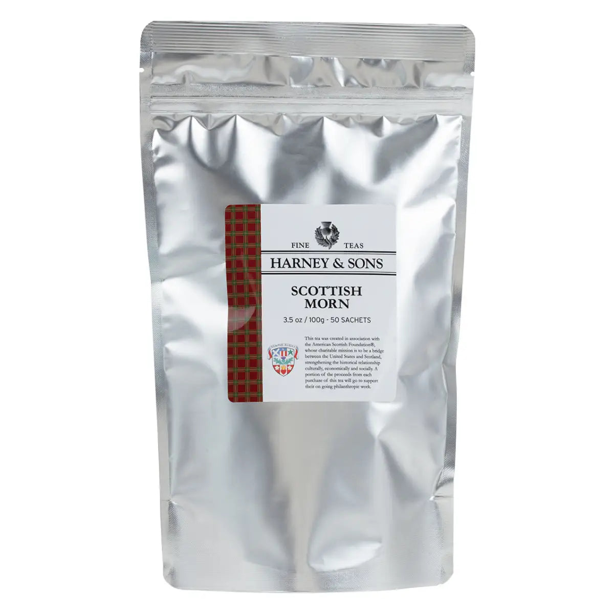 Scottish Morn Tea - Sachets / Bag of 50 Sachets - Harney & Sons Fine Teas