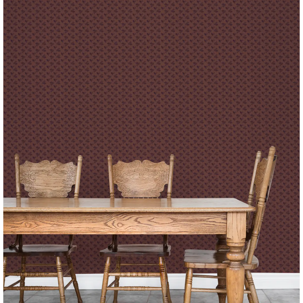 Scout Wallpaper - Tiny Flowers and Birds Texture - by Thoroughfare Design - Loomwell Home Goods