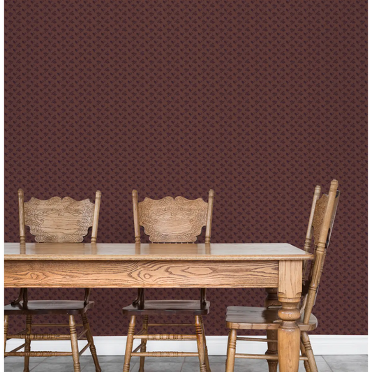 Scout Wallpaper - Tiny Flowers and Birds Texture - by Thoroughfare Design - Loomwell Home Goods