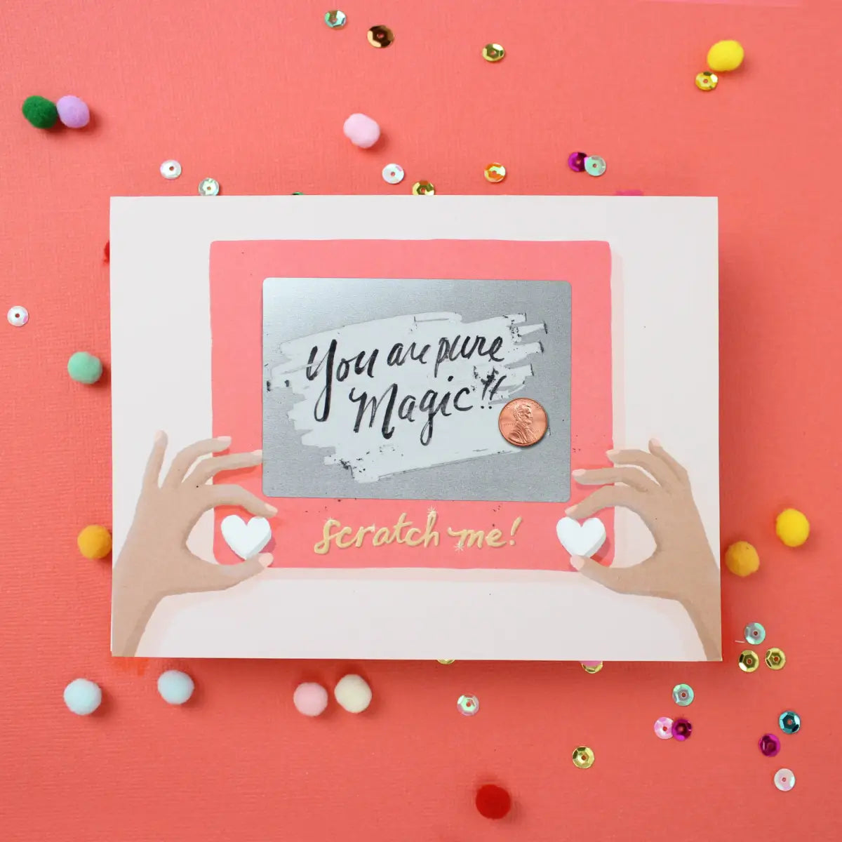 Scratch-Off Greeting Card - Etch-A-Sketch - Inklings Paperie