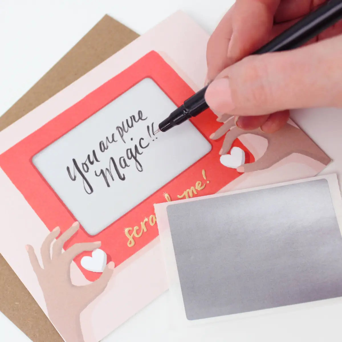 Scratch-Off Greeting Card - Etch-A-Sketch - Inklings Paperie
