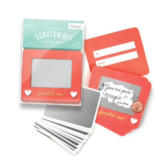 Scratch-Off Lunchbox Love Notes - Etch-a-Sketch - Inklings Paperie