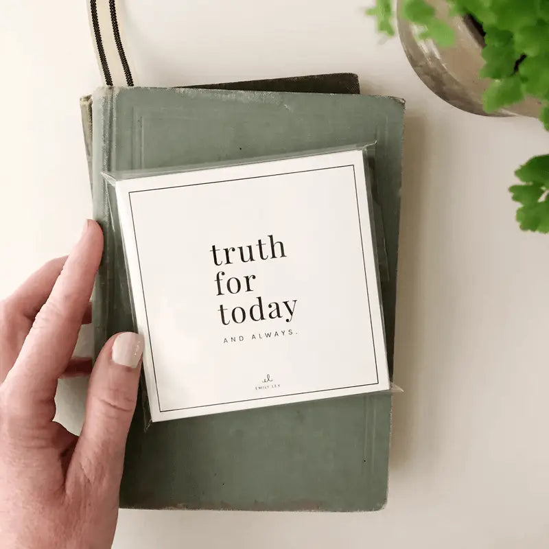 Scripture Cards - Truth for Today - emily lex studio