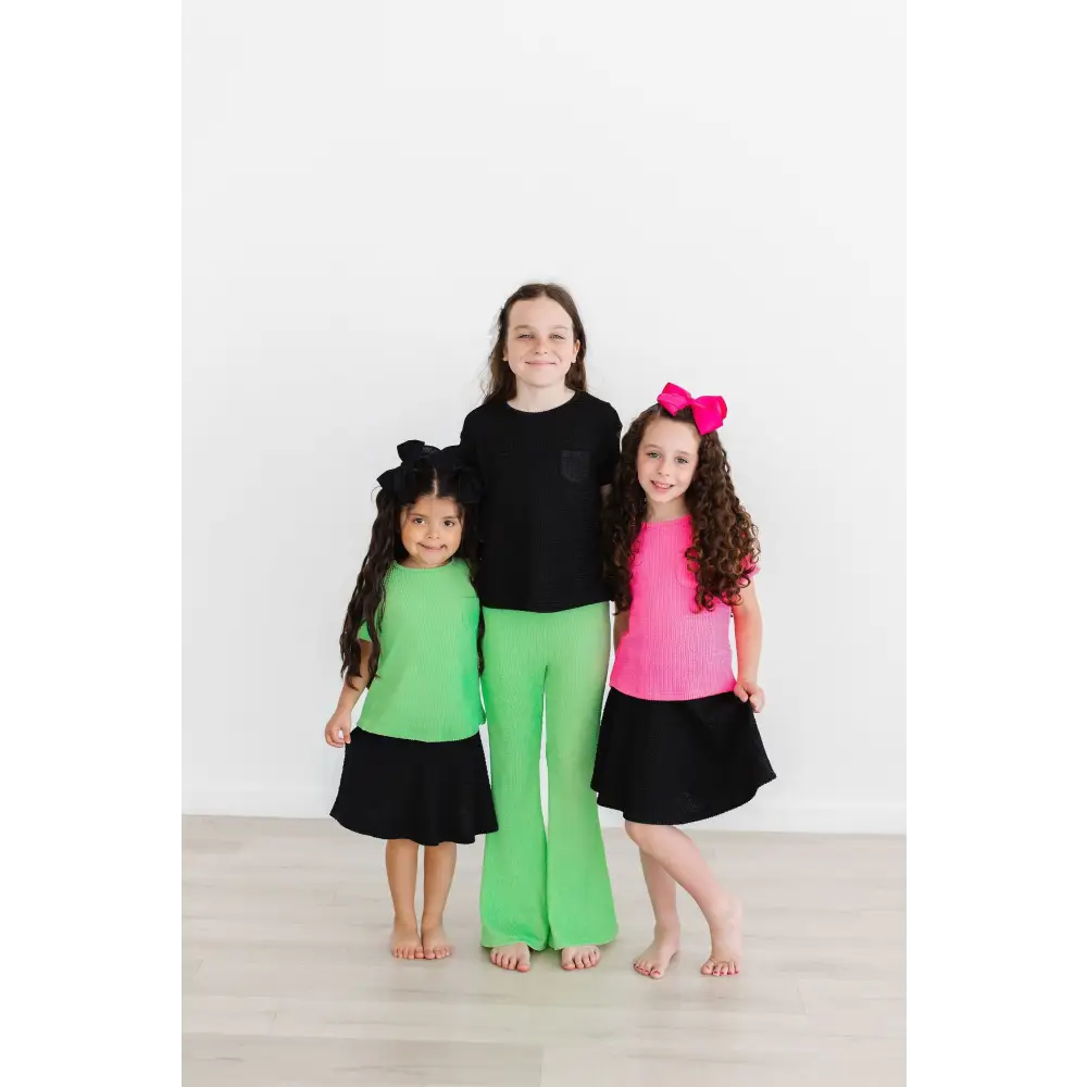 Seafoam Green Scrunchy Pocket Tee - Mila & Rose ®