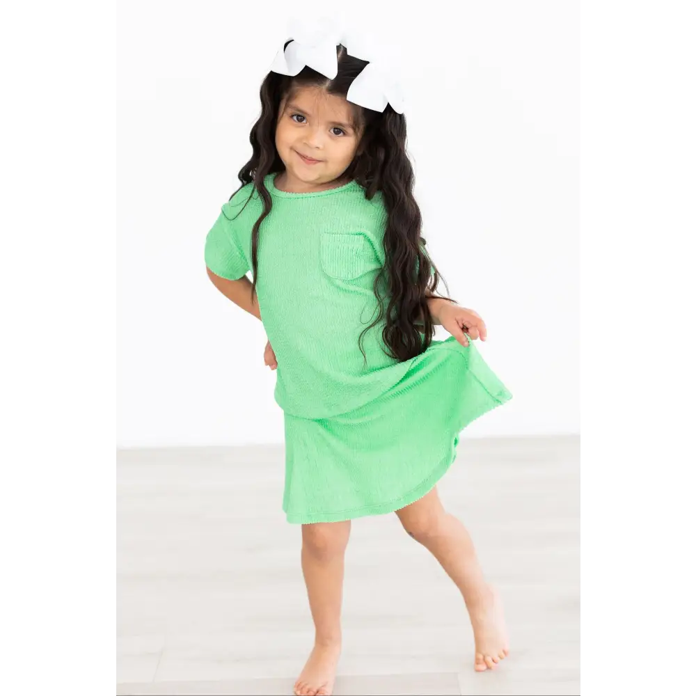 Seafoam Green Scrunchy Twirl Skort - Mila & Rose ®