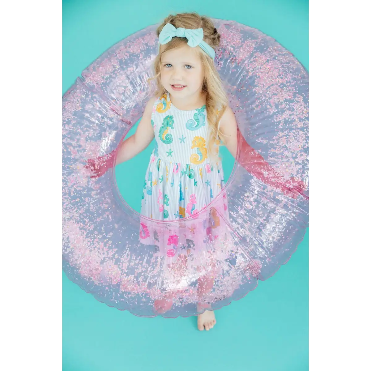 Seahorse Swirl Tank Twirl Dress - Mila & Rose ®