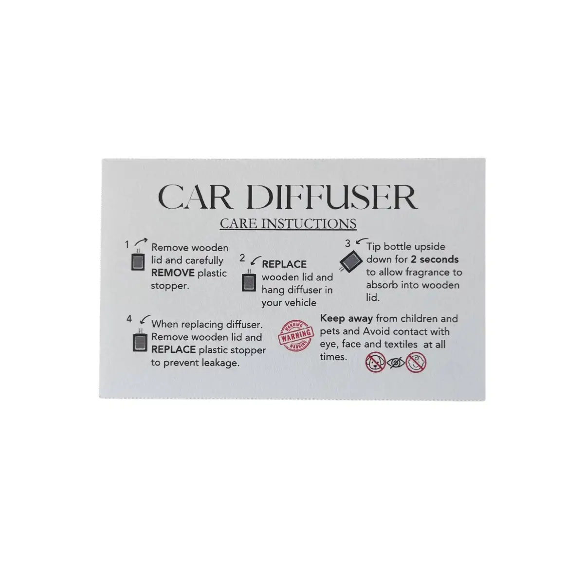 Seaside Blossom - Glass Bottle Car Freshener 8ml - Charmed Harvest