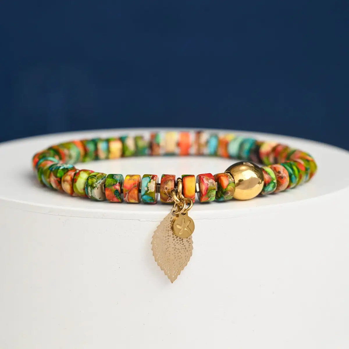 Sedona Stone Beads Stretch Bracelet - Starfish Project